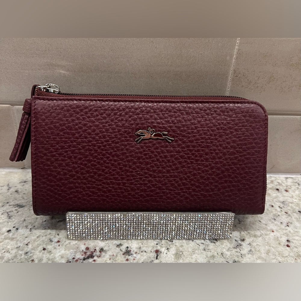 Longchamp Burgundy Wallet
